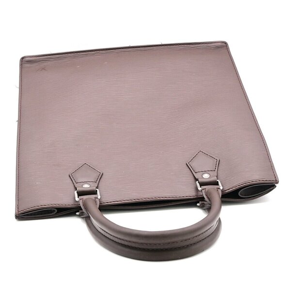 LOUIS VUITTON LV Sac Plat PM Hand Bag Epi Leather Mocha France - Picture 7 of 15